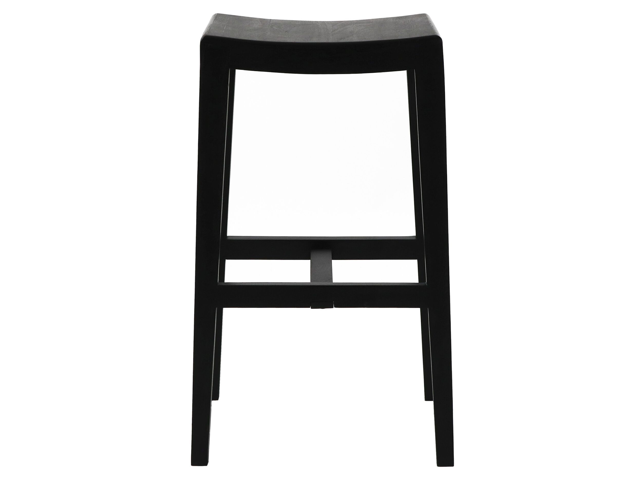 Высокий барный стул из манго с подставкой для ног POMAX KENT ARCH-00101714 - Вид №1