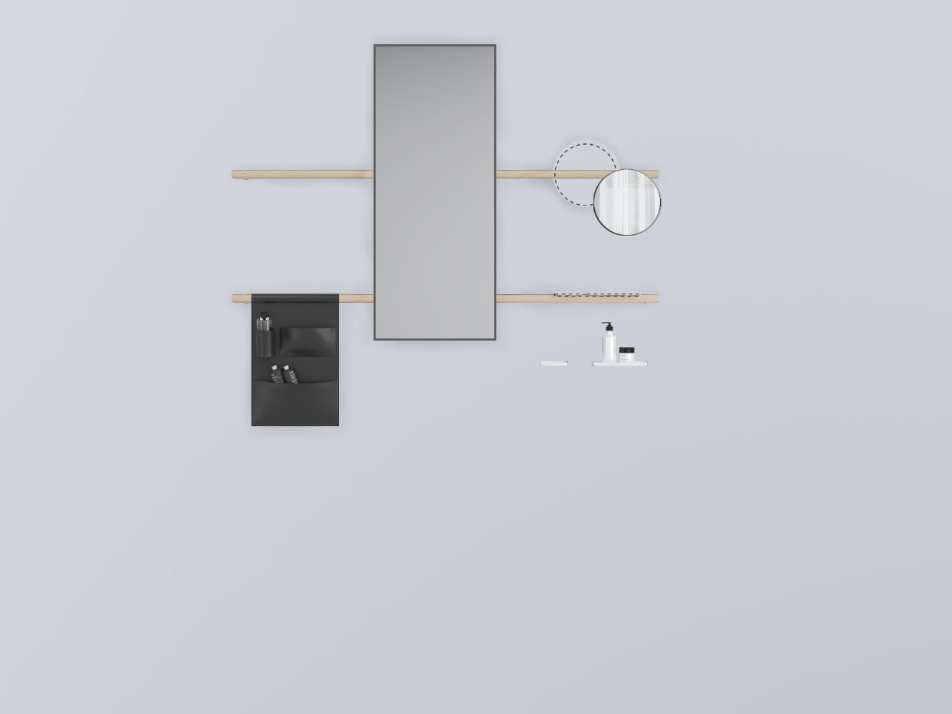 SWSTRE-RS+SWSPR-CM+SWSPI-NM+SWM10-BI+SWM20-BI+SWSCR-NE . прямоугольный дерево cielo Siwa Ceramica Cielo