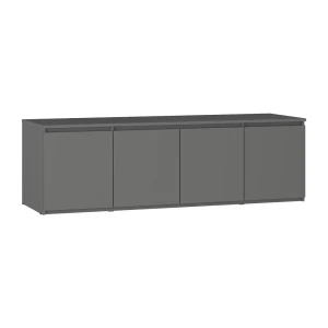 91824414 Тумба под телевизор Bts 2052913002 160.4x49.4x51.4 см лдсп цвет графит STLM-1458012