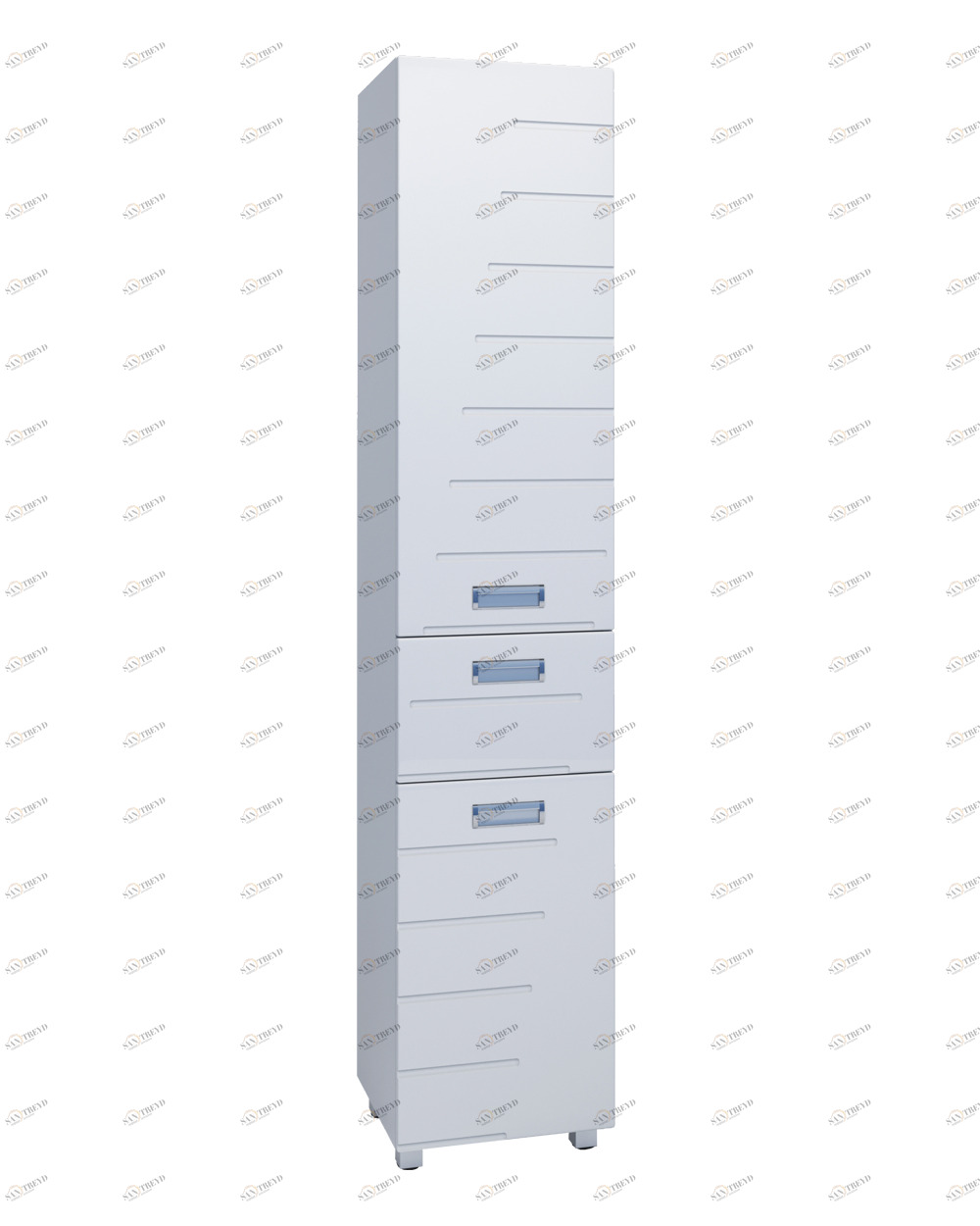 Пенал Diana400⨉300⨉1870 мм белый Santreyd sun-id-664558