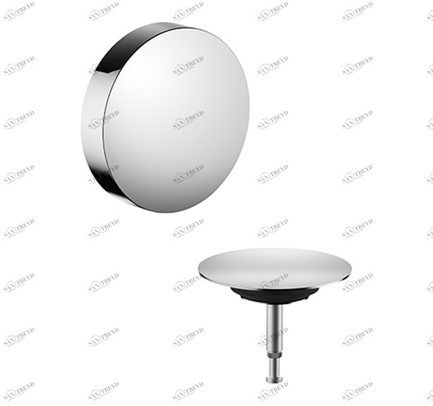 Излив для ванны со сливным/переливным устройством - латунь 3624797009