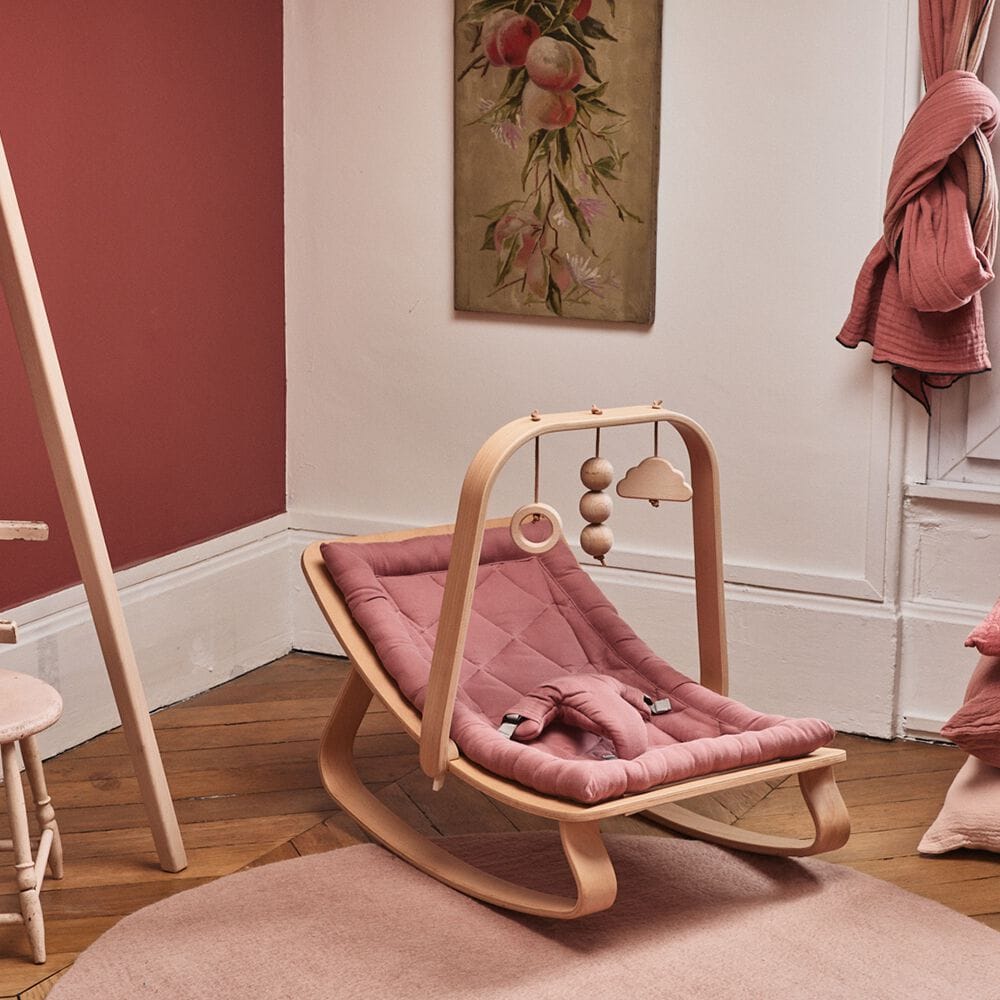 Кресло-качалка из бука Charlie Crane лево ARCH-00087575 - Вид №1