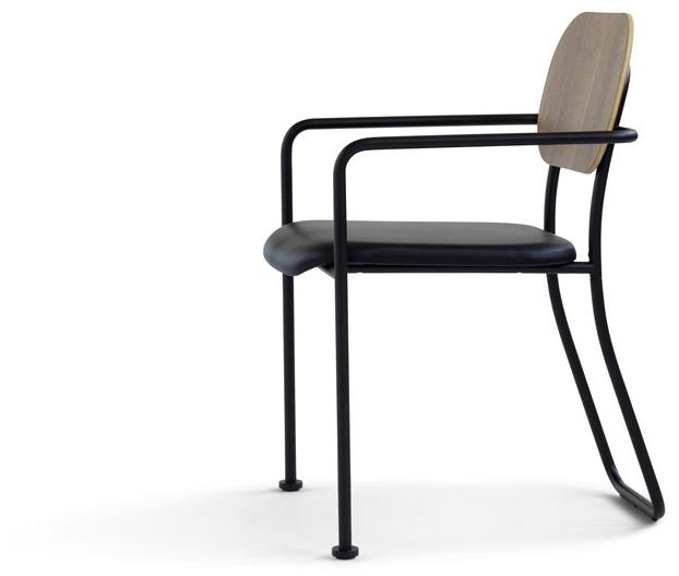 Blå Station Мягкое кожаное кресло с подлокотниками Åhus Bla Station sun-id-1485221 - Вид №13