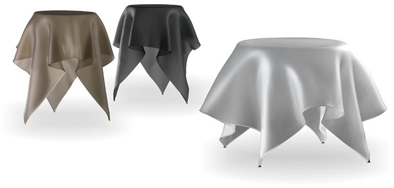 Reflex Круглый стеклянный журнальный столик Foulard sun-id-1352211 - Вид №5