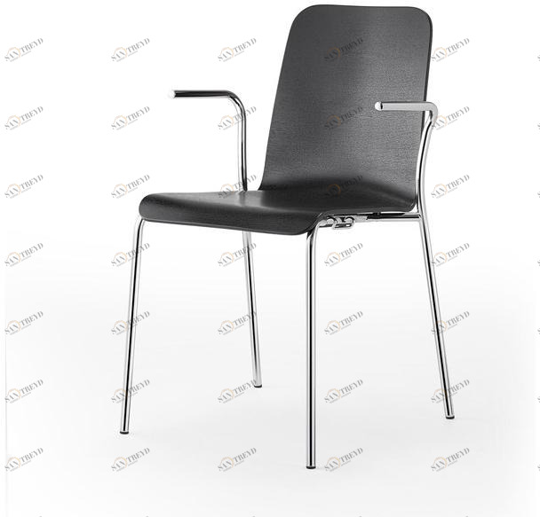 rosconi Стул штабелируемый из фанерованной древесины с подлокотниками Aticon sun-id-1371757