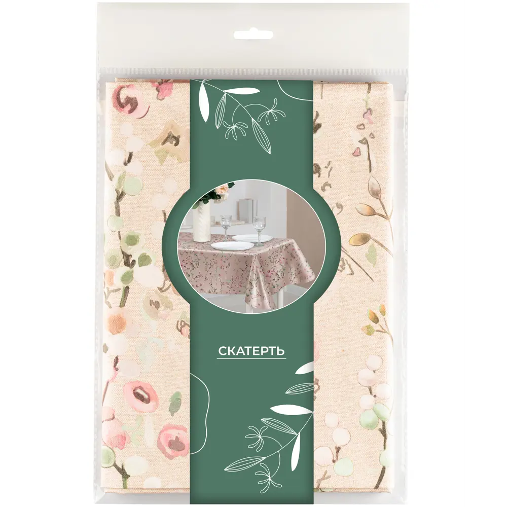 Скатерть Акварель 998-1 квадратная 137x160 см цвет разноцветный 89318035 STLM-2113560 Santreyd OXFORD - Вид №3