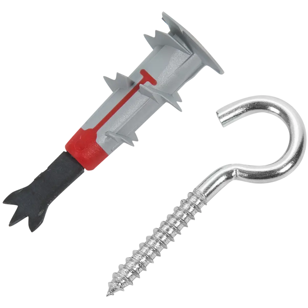 Дюбель-крюк для листовых материалов DuoBlade полукольцо, 8x45 мм, 6 шт FISCHER STLM-2099876 - Вид №1