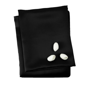 Наволочка princess57black, 70x50 см, шелк, 1шт, цвет черный SILK MANUFACTURE