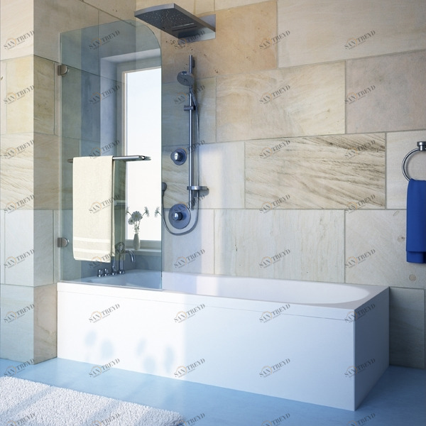 90X150GV001A Душевое ограждения на борт вынны GUTEWETTER Германия LUX