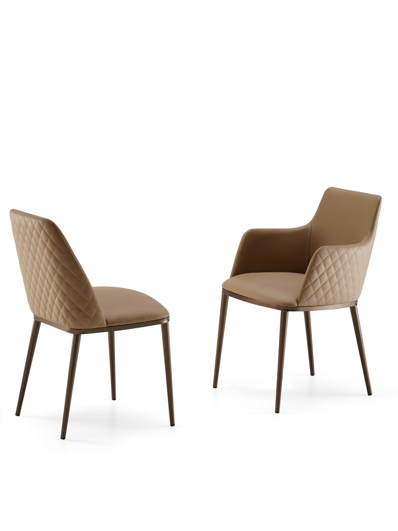 Кожаный мягкий стул с подлокотниками EFORMA Max ARCH-00042237 - Вид №2