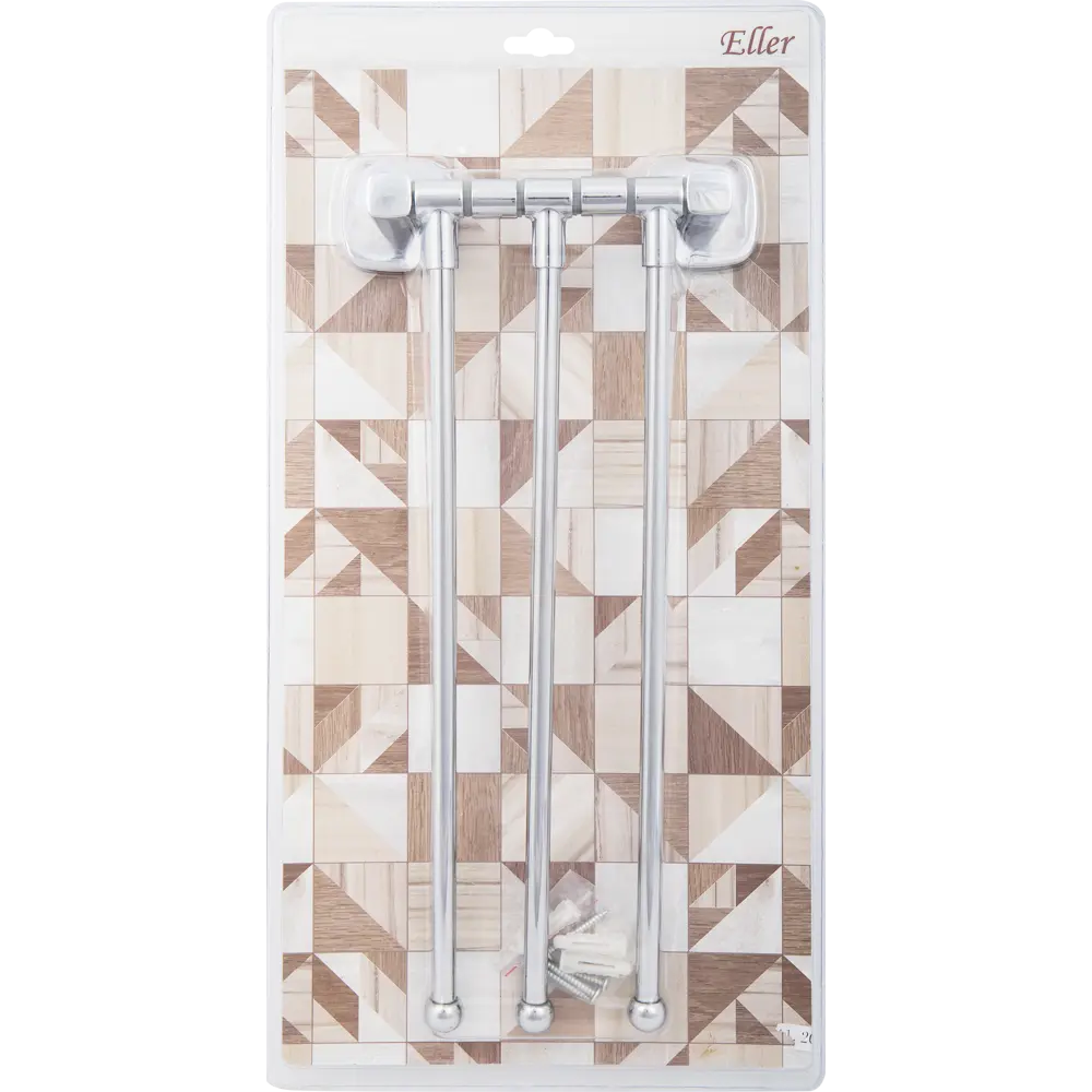 Держатель для полотенец Аквадекор Eller тройной цвет хром STLM-2109584 - Вид №5