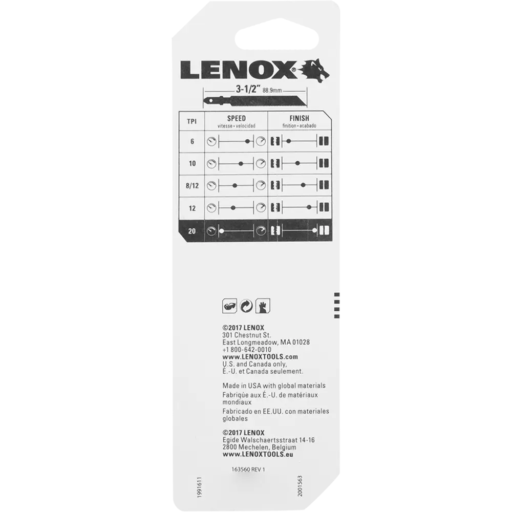 Пилки для лобзика по мягкой древесине Lenox B320TS, 3 шт STLM-2134663 - Вид №6