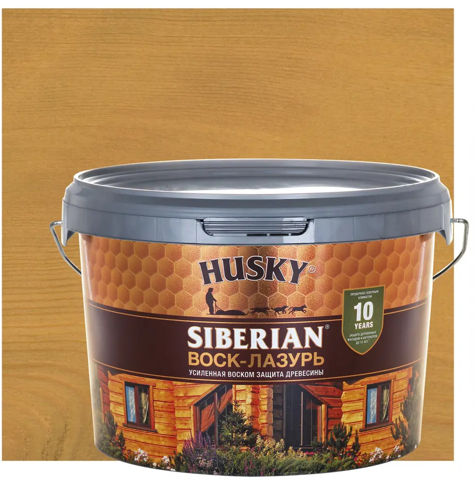 Воск-лазурь Husky Siberian для дерева - защита и эстетика 86765142