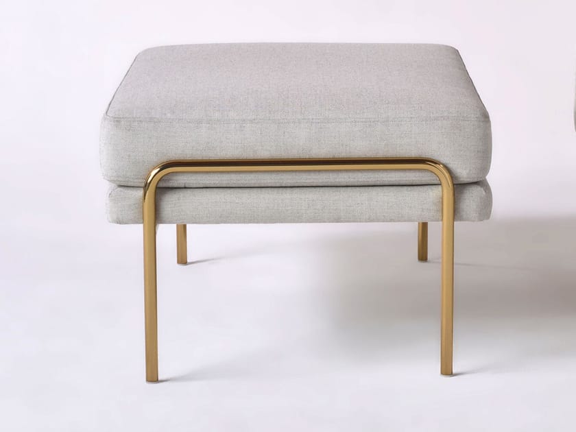 Прямоугольный пуф из ткани Phase Design тележка ARCH-00151393