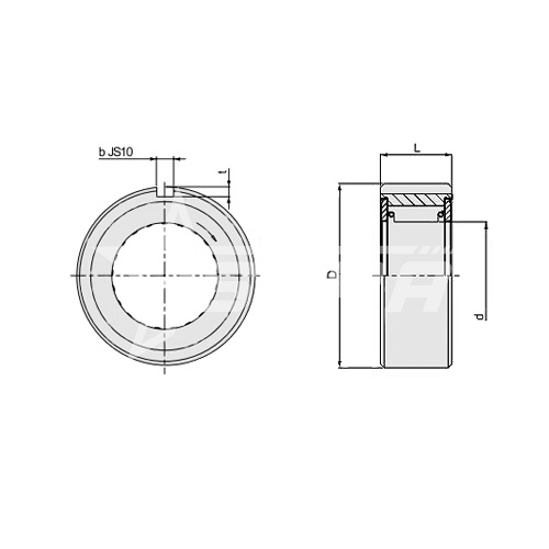 IS1748 Опорный ролик NATR5PP ISKRA  - Вид №1