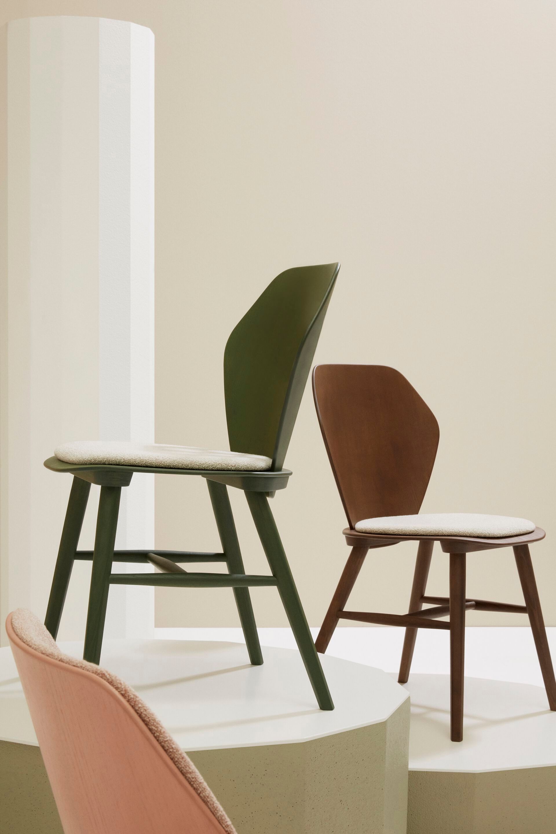 Мягкий стул из ясеня Billiani Edelweiss ARCH-00127138 - Вид №1