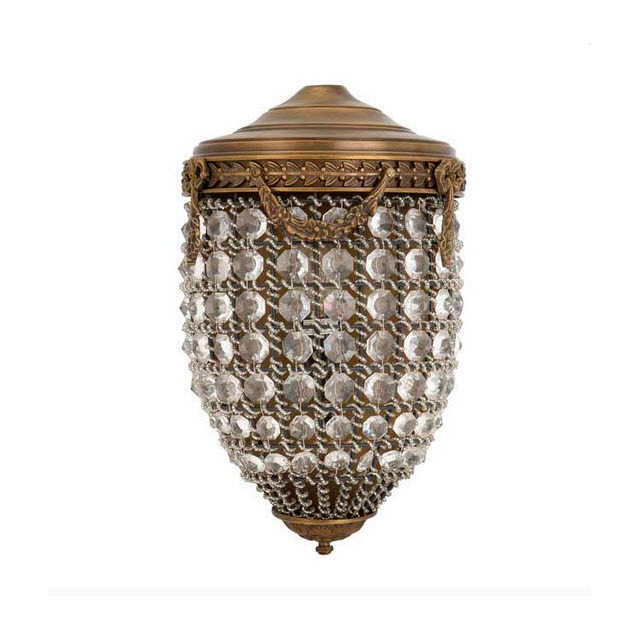 Бра Emperor от Eichholtz бронза 106133 EICHHOLTZ EICHHOLTZ 059778 Бронза;прозрачный  - Вид №1
