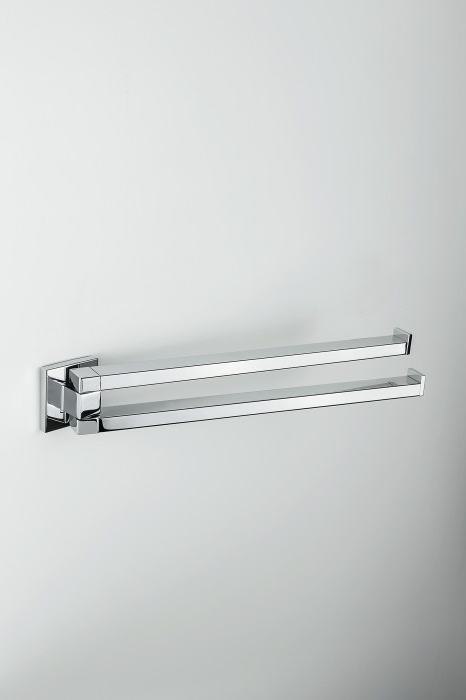 B3712 BasicQ Полотенцедержатель 2-ой поворотный COLOMBO Basic Q Colombo Design