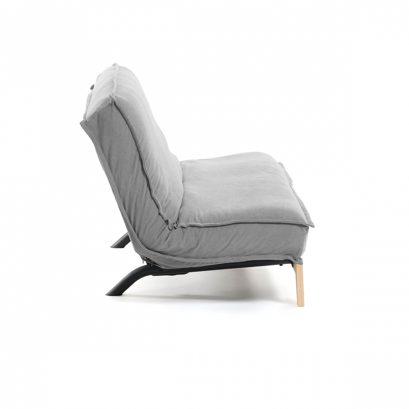 071104 Диван-кровать серый основание дерево La Forma Eveline - Вид №10