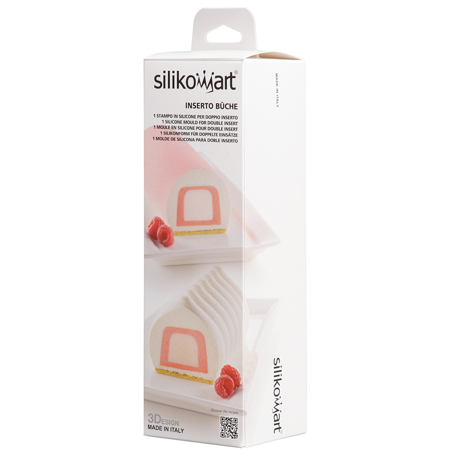 20.404.13.0065 Форма для приготовления пирожных inserto buche 22 х 5 см силиконовая Silikomart  - Вид №11