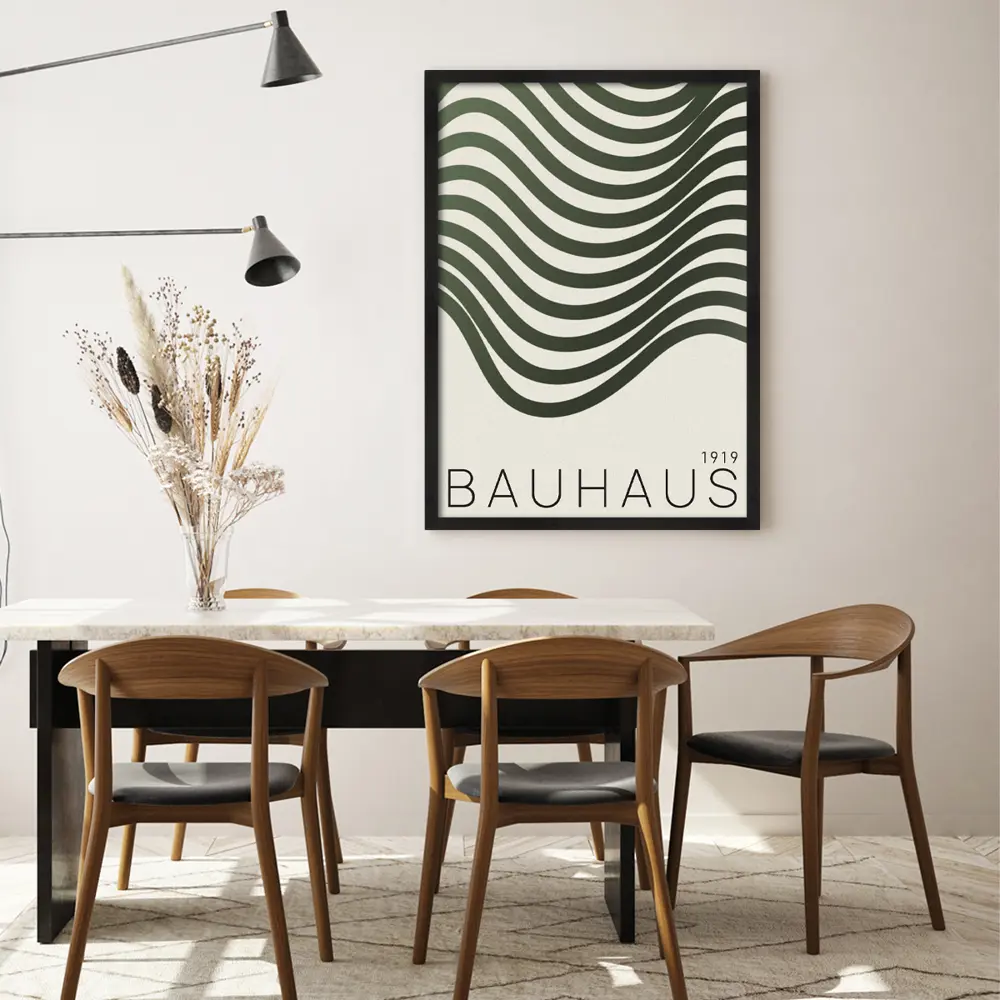 Картина с рамкой Postermarket Баухаус 50x70 см цвет зеленый 89399975 STLM-2116295  - Вид №1