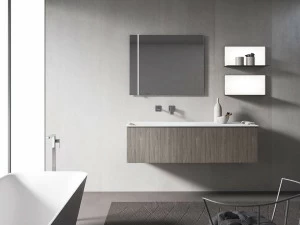 BMT Тумба под умывальник с зеркалом Xfly