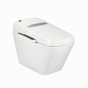 Электронный унитаз с кнопками управления SensPa Tankless TCB 8600G Керамика