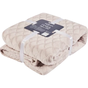 Плед Aglae 180x200 см фланель цвет розовый 86408207 STLM-2090069