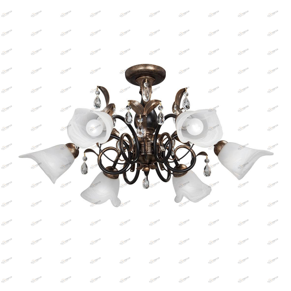 Потолочная люстра Vitaluce V1672-1/6PL VITALUCE ДИЗАЙНЕРСКИЕ 194109 Белый 