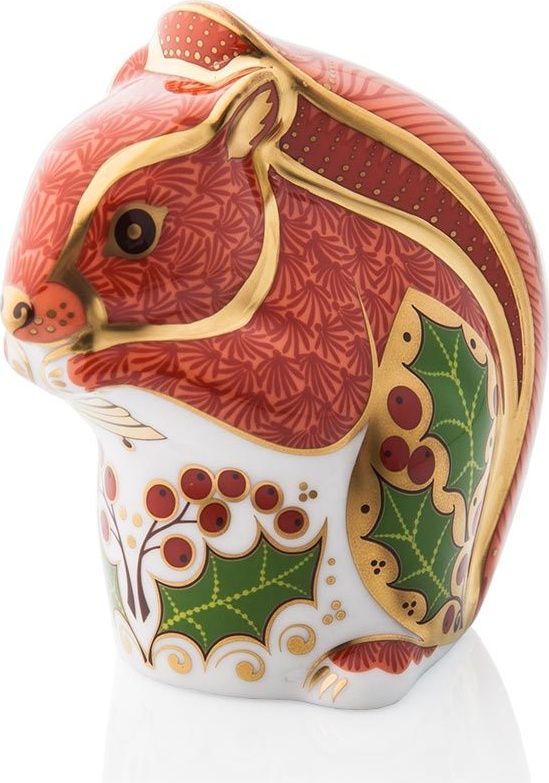 10570211 Royal Crown Derby Пресс-папье Royal Crown Derby "Красная белка" 8,5см Фарфор костяной 