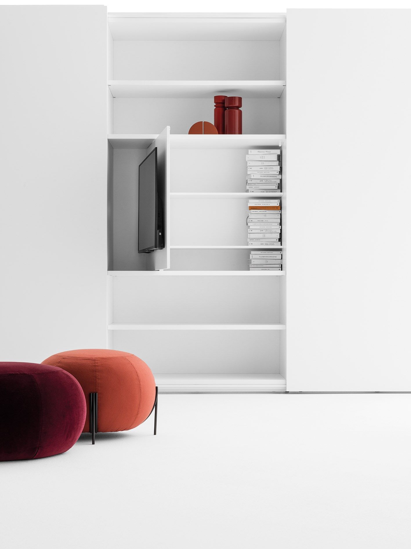 Шкаф с открывающейся ТВ-стойкой Caccaro ARCH-00106408 - Вид №1