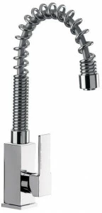 Remer Rubinetterie Смеситель для кухни на столешницу с ручным душем на одно отверстие Gourmet Q 75
