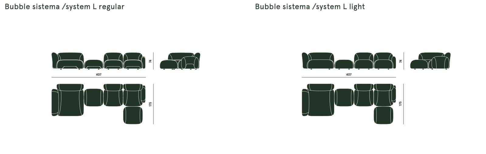 Модульный диван Carpanese Home Rising ARCH-00071774 - Вид №7