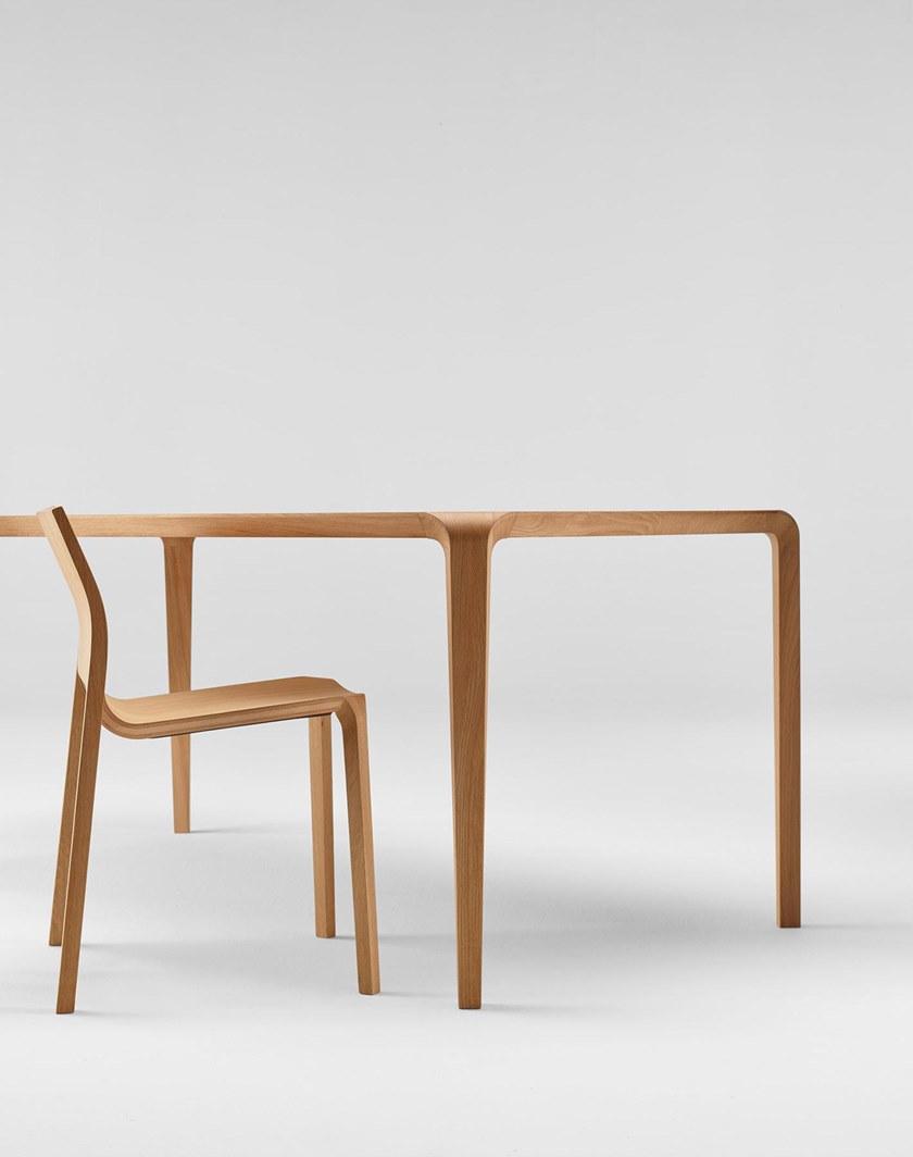 ONDARRETA Прямоугольный деревянный обеденный стол Silu sun-id-1478027 - Вид №2