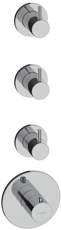 GUGLIELMI Встраиваемый термостатический смеситель для душа на 4 отверстия Sprint Fiin00982 - Вид №3