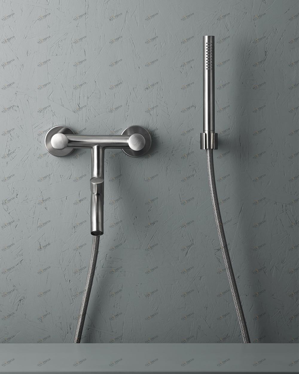 Оно. 90 60. Настенный смеситель для летучей мыши. Quadrodesign Ono