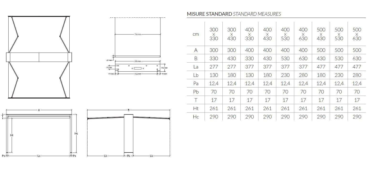 Самонесущий моторизованный козырек от солнца UNOSIDER GATE SHADE ARCH-00152562 - Вид №24