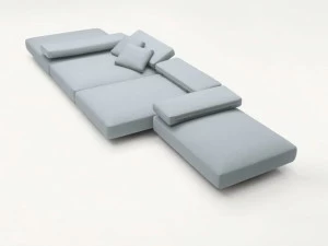 Paola Lenti Секционный диван со съемным чехлом из ткани