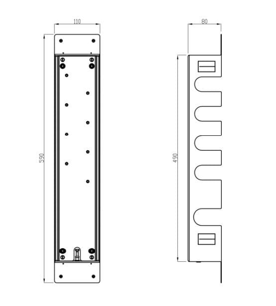 Комплект для установки смесителя CARIMALI KIT MONTAGGIO HIGH FLOW 5 VIE ARCH-00092346 - Вид №2