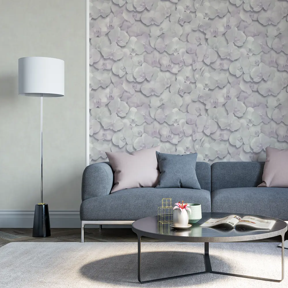 Обои флизелиновые Palitra Home Orchid серые 1.06 м HC71422-11 STLM-2208911 - Вид №2