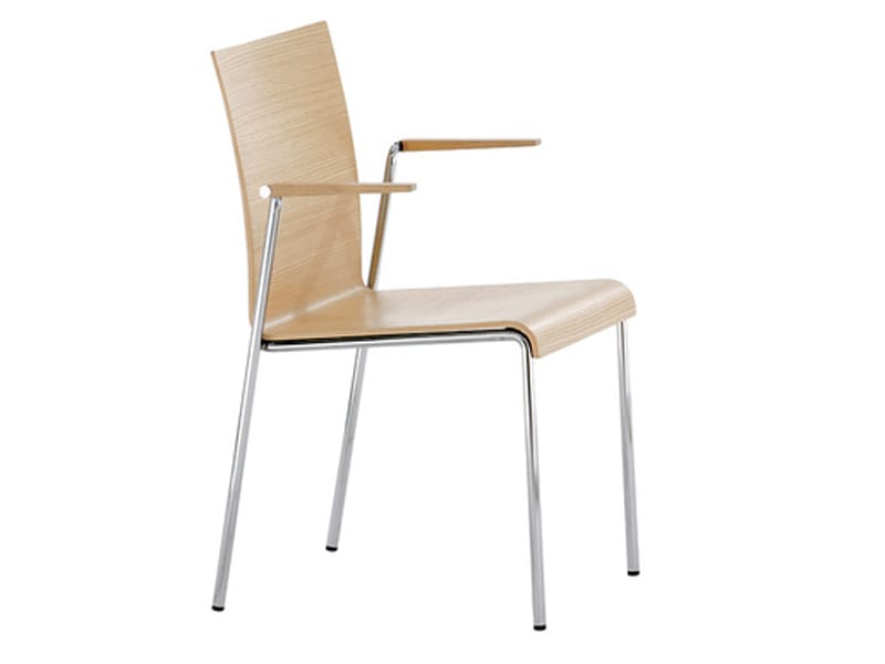 Деревянный стул с подлокотниками Brunner ARCH-00006641 - Вид №1