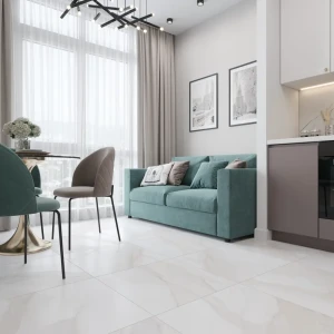 Глазурованный керамогранит LB Ceramics Москва белокаменная 60x60 см 1.8 м² матовый цвет светло-бежевый