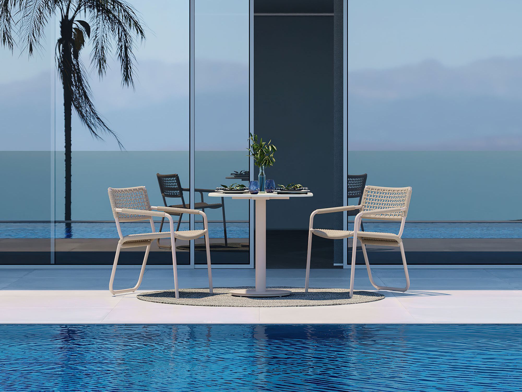 Алюминиевый садовый стул с подлокотниками Walters Coast ARCH-00146402 - Вид №7