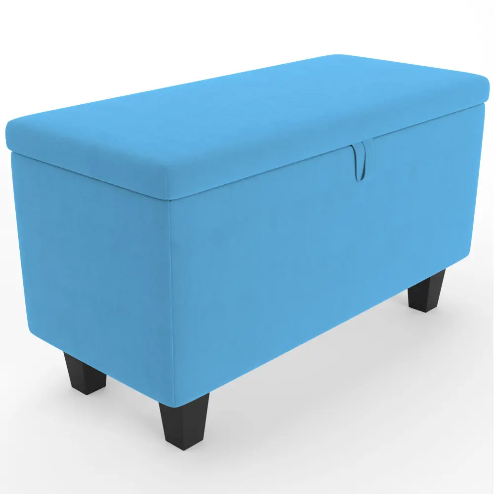 Банкетка полиэстер Seasons Типо Camaro 21 бирюзовый 79x46 см STLM-2032549