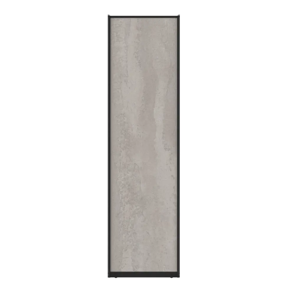 Дверь-купе KONSENSA 255.5x70.4 см МДФ цвет бетон профиль черный STLM-2187672 - Вид №1