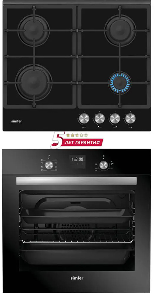 90582977 Комплект бытовой техники 2 предмета Simfer S68S516 цвет черный STLM-0866034