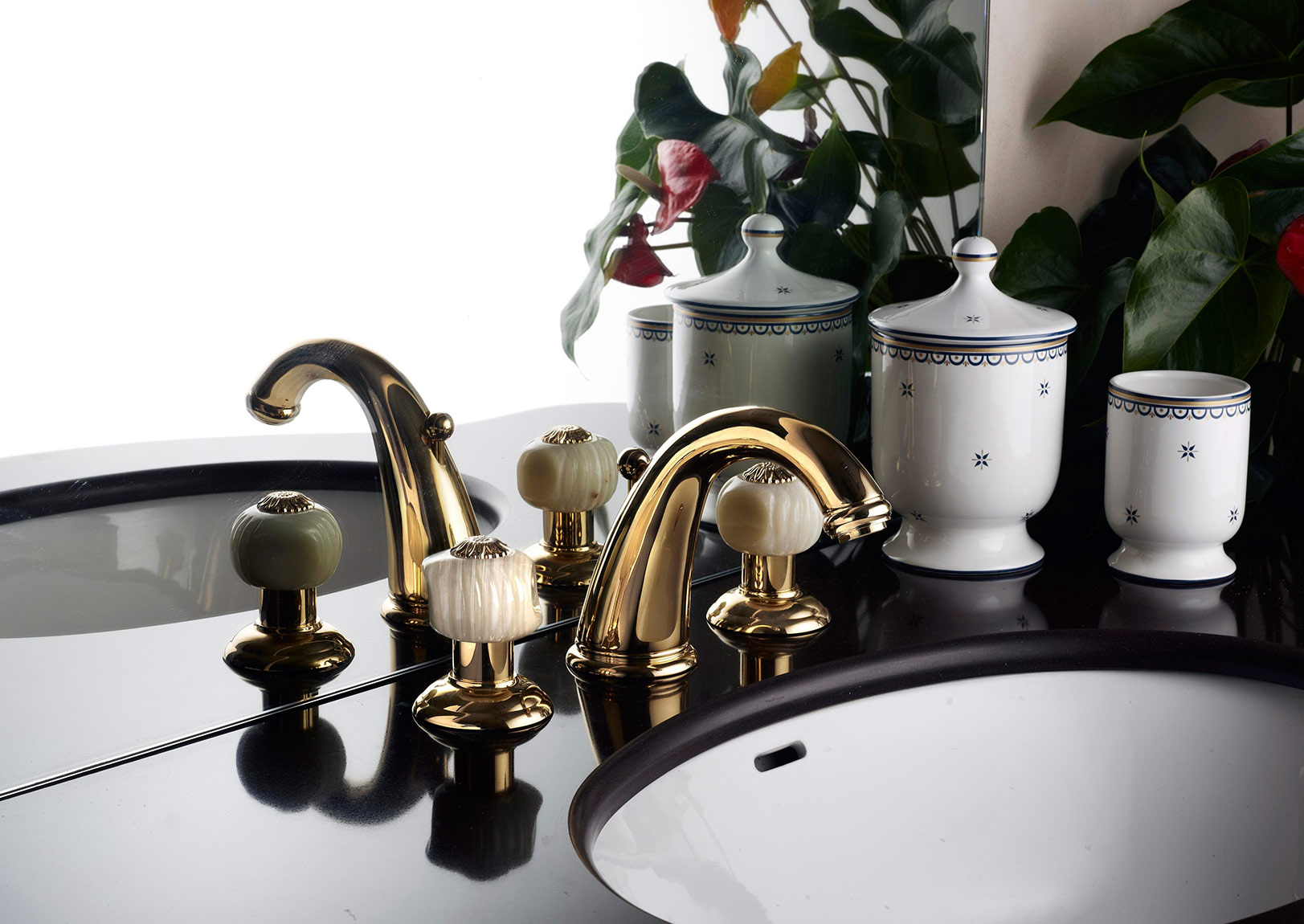 2103 ** 09O Комплект ванны с центральным изливом «парус» Nicolazzi Series Onice  - Вид №8