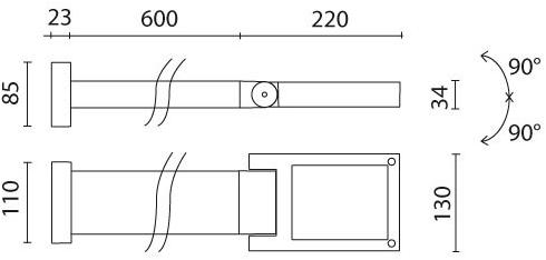 SIMES Тонкий светодиодный проектор. симметричная и асимметричная оптика Movit sun-id-1484008 - Вид №7
