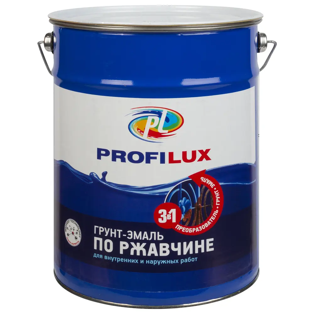 Эмаль-грунт по ржавчине 3 в 1 5 кг цвет серый 17834520 STLM-2038080 PROFILUX 