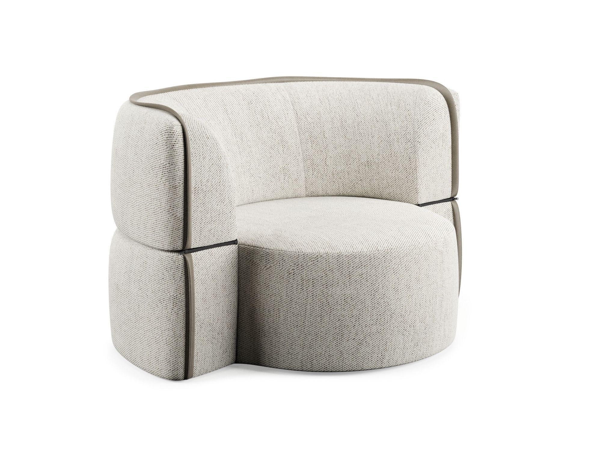 Тканевое кресло с подлокотниками Liu Jo Living Collection ARCH-00005400